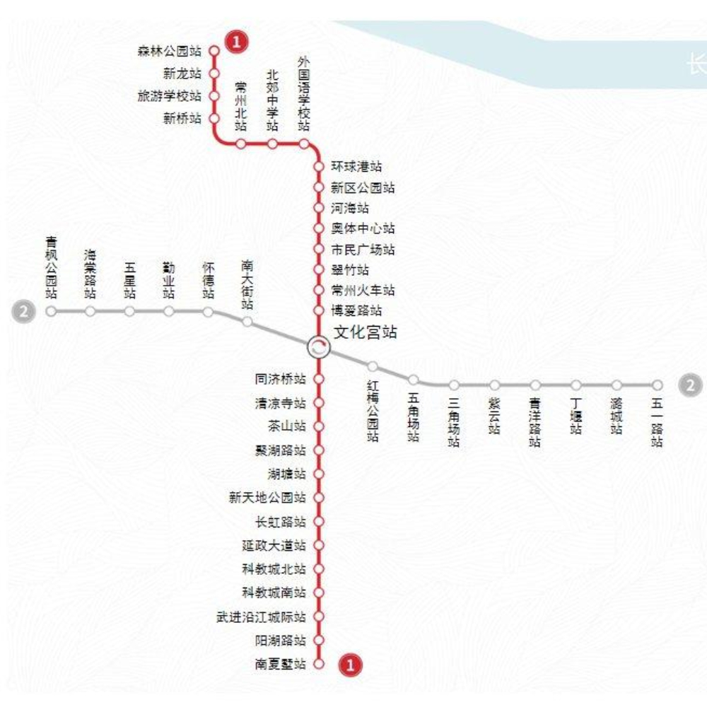 常州地鐵線路圖